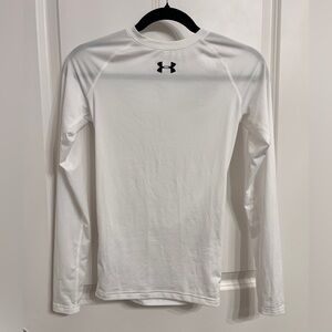 Under Armour Long Sleeve Compression Shirt White NWT